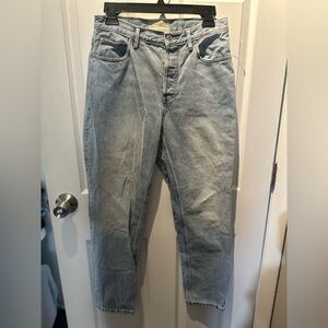 Everlane The 90's Cheeky Jean Light Wash Size 27,cotton Classic Boho Preppy